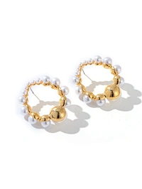 baroque pearl drop earrings